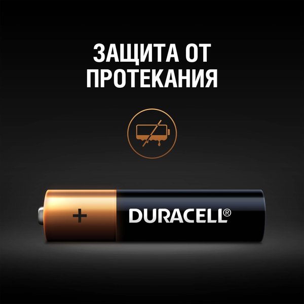 Батарейка алкалиновая Duracell ААА/LR03 4шт
