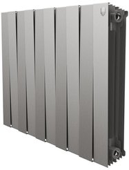Радиатор биметаллический Royal Thermo Piano Forte Silver Satin 500 10 секций