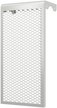 Экран радиаторный,просечно-вытяжной,690х610х140,7-и секционный,сталь,белый