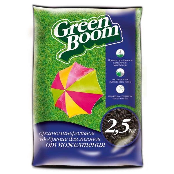 Удобрение Green Boom 2,5кг от пожелтения газона