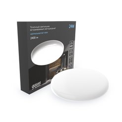 Светильник точечный встраиваемый Gauss Frameless 24W 4000K белый