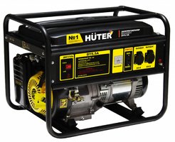 Генератор бензиновый Huter DY6.5A 5500/5000Вт 220В ручной стартер