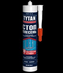 Герметик силиконовый санитарный нейтральный Tytan Professional Стоп Плесень прозрачный (280мл)