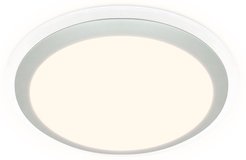 Светильник подвесной светодиодный с пультом FF50 WH белый 72W 3000K/4200K/6400K D500x75 (ПДУ ИК)