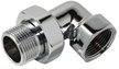 Сгон (американка) для полотенцесушителя угловой 1/2" в/н хром FT