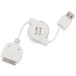 Кабель-рулетка USB для iPhone/iPad 80cм