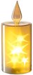 Светильник декоративный Свеча электронная LED 7х16х7см арт.92535 Светильник декоративный Свеча электронная LED 7х16х7см арт.92535