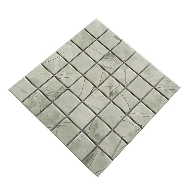 Мозаика Tessare 30,6х30,6х6см керамика белый (МРАА2002)