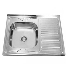 Мойка накладная Sink 6080LQ левая 800х600 полированная 296426 купить с ...