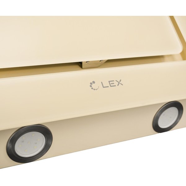 Вытяжка кухонная наклонная LEX Luna 600 ivory 60см бежевый