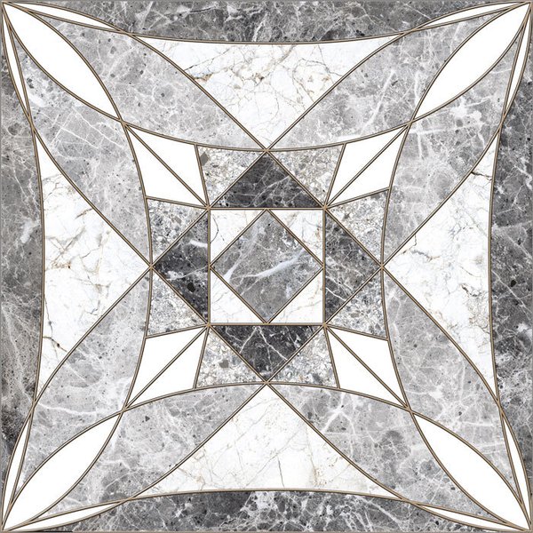 Декор напольный Canica 61х61см серый шт(DFU04CNC707)