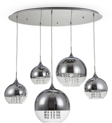 Светильник подвесной Maytoni Fermi P140-PL-170-5-N Никель 5хE27 60Вт