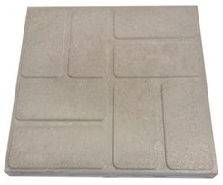 Плитка композитная тротуарная 300х300х25мм, серый цвет