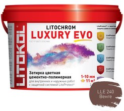 Затирка цементно-полимерная LITOCHROM LUXURY EVO LLE.240 венге, 2кг
