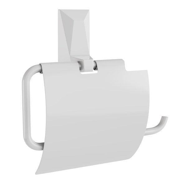Держатель для туалетной бумаги с крышкой ICE KLEBER белый
