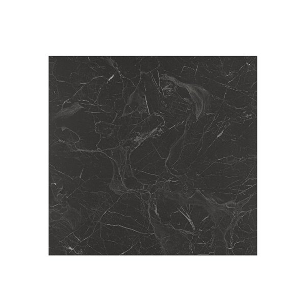 Плитка самоклеящаяся ПВХ LAKO DECOR Чёрный мрамор 600х3000х2мм (рулон 1,8м²)