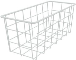 Корзина д/хранения Найди 25х10х10см металл, белый