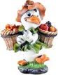 Фигурка садовая Уточка Кря с корзинами h48см