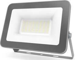 Прожектор светодиодный Gauss Qplus LED 1/10 30Вт 6500K 3150Лм IP65 графитовый