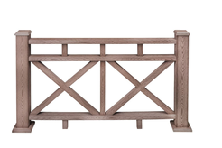 Столб ДПК 120х120х3000мм шоколад