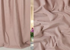 Ткань канвас ERT MILAS-V09 розовый 300см