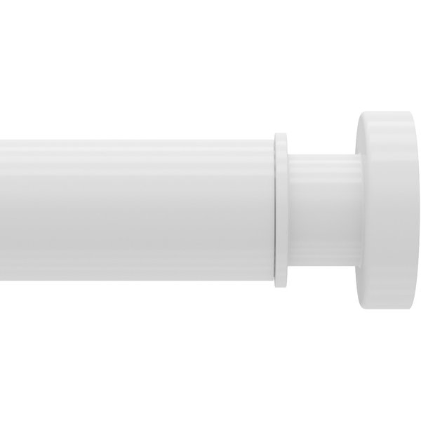 Карниз для ванной IDDIS 110-200см прямой раздвижной, белый арт.010A200I14