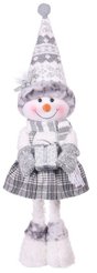 Фигура Снеговичка Дарина 61/74см OH-2025-SN223B
