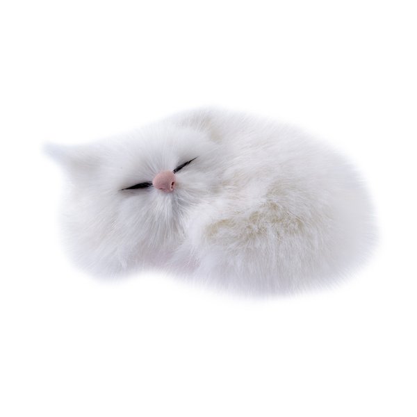 Светильник-ночник светодиодный ЭРА NLED-467-1W-W котик белый