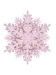 Украшение подвесное Снежинка классика объемная розовый CB000-8 120x40мм Украшение подвесное Снежинка классика объемная розовый CB000-8 120x40мм