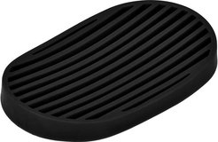 Подставка д/губки, мыла 12,5х7,5см сток д/воды, черный, резина