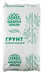 Грунт универсальный Щедрая земля 40л