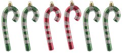 Набор украшений Карамельные трости 6шт 13х3х1,5см, SYDC23-020
