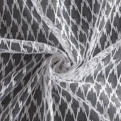 Тюль сетка ромб SARMASIK бежевый 305см