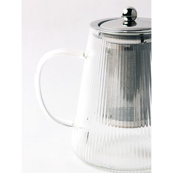 Чайник заварочный Apollo Stripe-type 950мл стекло, фильтр нерж.сталь