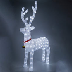 Фигура светодиодная внешняя Олень 110см, 176LED IP44, 24V, холодный белый свет, акрил, SYD-1624171C