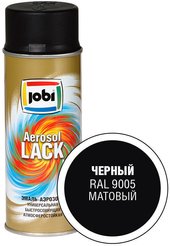 Эмаль JOBI аэрозольная матовая черная 400мл