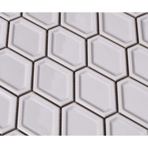 Мозаика Tessare 32,5х25х0,7см керамика белый шт(QY40014)