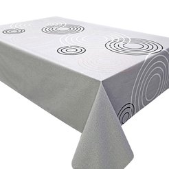 Клеенка Dekorelle Adele530 140см серый, ПВХ