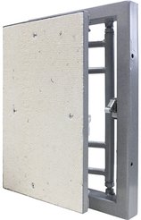 Люк под плитку на петле,окрашенный металл,600х400