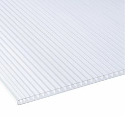 Поликарбонат сотовый 4х6000х2100мм прозрачный Rational