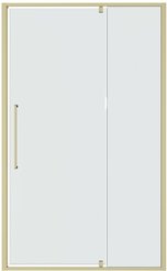 Дверь в нишу Niagara Nova NG-45-11ASG (110х195) распашная,золото сатин,стекло прозрачное,1 место