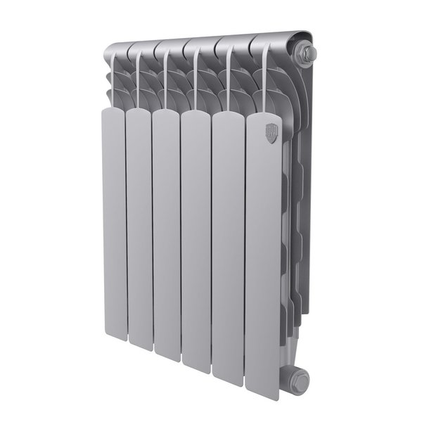 Радиатор биметаллический Royal Thermo Revolution Silver Satin 500х80 6 секций