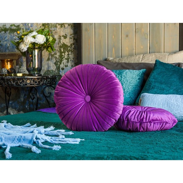 Подушка декоративная Fairytale d40,фиолетовый