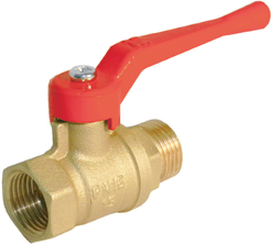 Кран шаровый БАЗ DN20 рычаг м-шт