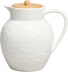 Кувшин Lefard Muse 1,3л фарфор, крышка бамбук