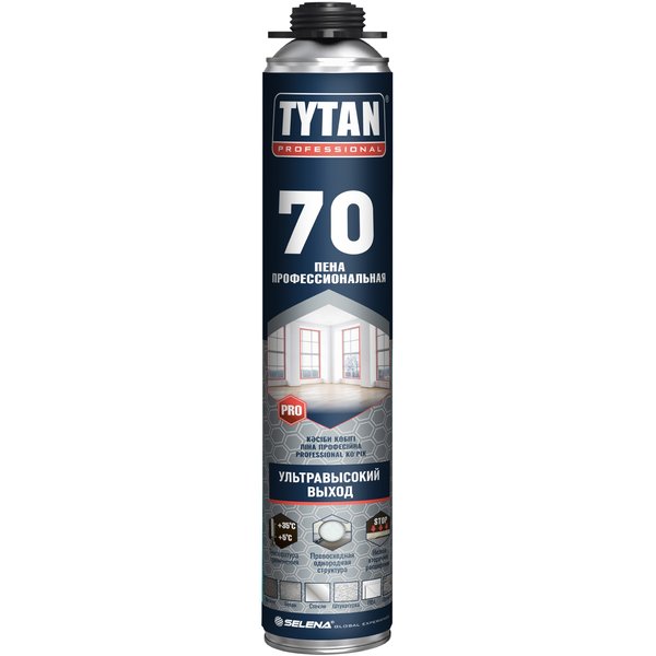 Пена монтажная профессиональная TYTAN Professional 70 (870мл) лето
