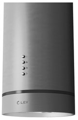 Вытяжка кухонная островная LEX TUBO ISOLA 350 INOX D150мм серебристый