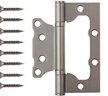 Петля без врезки Vanger 100х75х2,3-P2-GRF графит