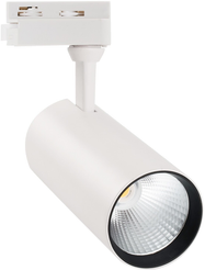 Светильник-прожектор светодиодный трековый однофазный Volpe ULB-Q276 25W/3000К (теплый свет) WHITE 2200 Лм бел