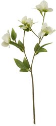 Цветок искусственный Вещицы Морозник белый 47см